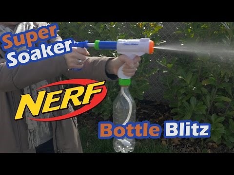 Démo du Nerf Super Soaker Bottle Blitz (à eau) en français FR