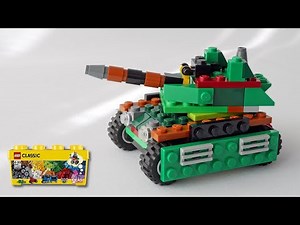 How to Build a Tank with LEGO Classic 10696 – Fun and Easy! (Alternate) | 戦車の作り方