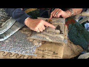 How to Rug Hook in Echo, Higgily Piggily etc. PLUS Wools for the Four Letter Word--SNOW!