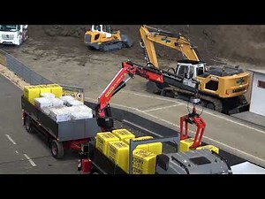 MEGA RC TRUCKS BEI DER ARBEIT - RC LKW, RC TIEFLADER, RC MAN, RC MERCEDES | FASZINATION MODELLBAU