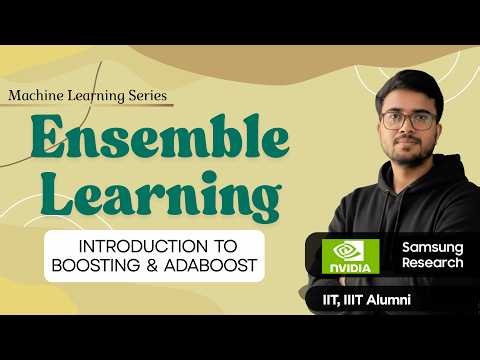 11.23e AdaBoost (Adaptive Boosting) Algorithm | Ensemble Learning