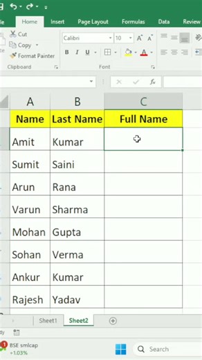 20K views · 163 reactions | Flash fill in excel ll Excel functions ll excel top formula #excel #computer #video | Computer Tech | Facebook
