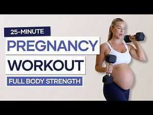25 Minute Pregnancy Full Body Strength Workout | All Trimesters