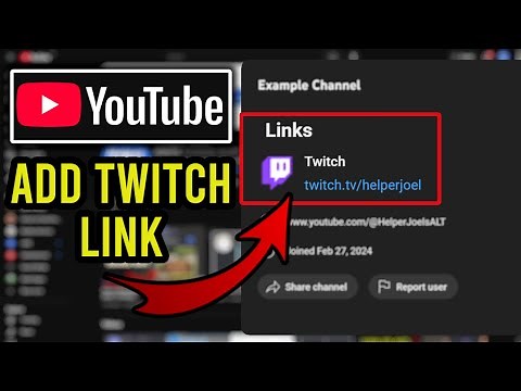 How to Add Twitch Link to YouTube Channel