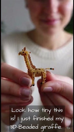How to make a 3D Beaded Giraffe