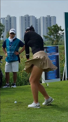 🤫 '조용히 티샷만 하는 문정민' 🤫 #문정민 #하나금융그룹 챔피언십 #골프 #klpga