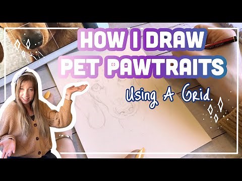 Part 1 || #HOWTO: Draw a Dog ~ using the grid method