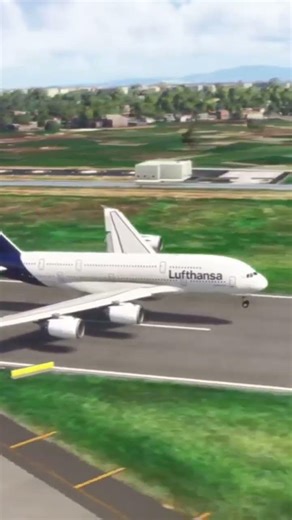 A380 Carrier Landing That Almost Went Wrong #flightsim #aviation
