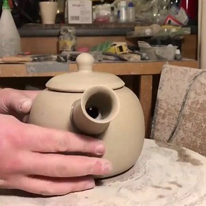 18K views · 462 reactions | How to assemble a teapot ❤  https://ceramic.school/subscribe/ ••• Follow www.instagram.com/black_star_ceramics for more! | The Ceramic School | Facebook