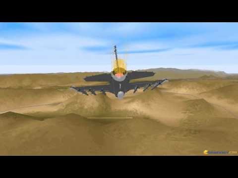 F-16 Fighting Falcon gameplay (PC Game, 1996)