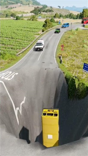 Simulasi jalan berlubang #shorts #gamesimulator