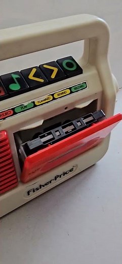 1987 Fisher Price Cassette Recorder Player