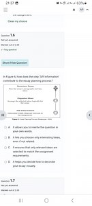 Question 1.6In Figure 6, how does the step 'Sift Information'... | Filo
