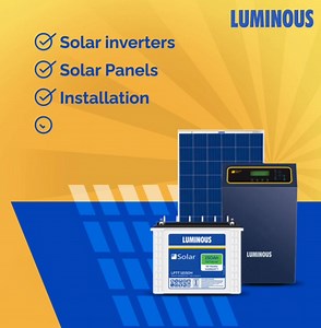 Luminous makes solar very simple! With Luminous by your side, bring home the power of solar and live life without high electricity bills. #Luminous #Solar #SolarkaSimpleSolution | Luminous