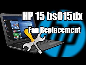 How to replace CPU Fan on HP 15 bs015dx