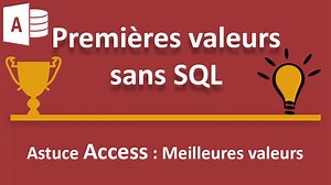 Extraction limitée des meilleures ventes avec Access 📑 Pas à pas détaillé : https://www.bonbache.fr/extraire-les-premiers-meilleurs-resultats-avec-access-661.html #AstucesAccess #FormationAccess #ApprendreAccess 📚 Le Livre des exercices Access : https://www.bonbache.fr/livres-access-pdf.php#livre-access-exs 📚 Le Livre des astuces Access : https://www.bonbache.fr/livres-access-pdf.php#livre-access-ast | Formations Excel, Access et bien d'autres