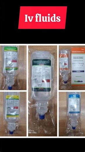 #iv fluids #types #rl #normalsaline #uses