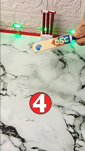 Miniature Cricket Game | DIY Cricket Playing at Home | Miniature Craft#shorts#viral