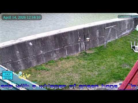 Canisteo River Live Cam 24/7 - Hornell, New York - 4-14-2026