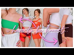 PRETTY LITTLE THING TRY ON HAUL | mini skirts, dresses, shorts