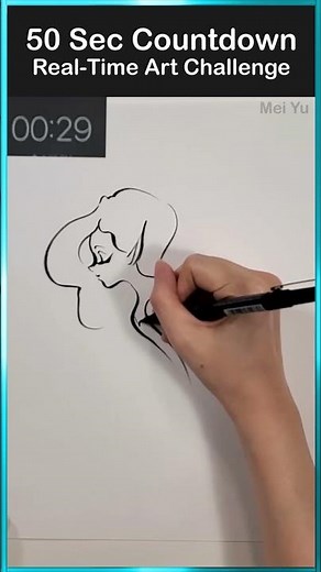 This is Stunning! 🤯 Draw in 50 Sec + Lost & Found Preorder Gift #artshorts #artchallenge #meiyu