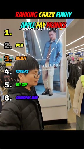 Ranking funny apple pay pranks #short