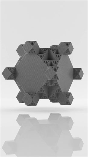 3D Cellular Automaton Growth Case {1,3}, 18 Radial Neighbors, Single Cell Init #houdini