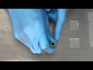 Preparation of agarose pads.