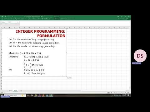 pure integer linear programming airlines #operationsresearch 2 ( 2 بحوث عمليات)