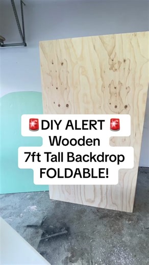 DIY Foldable Wooden Backdrop 7ft tall! Its fast but yall get it! We needed more backdrops sooooo you know ima make them! #diy #diybackdrop #foldablebackdrop #foldablebackdrops #events #bsbyshower #diyshowertile