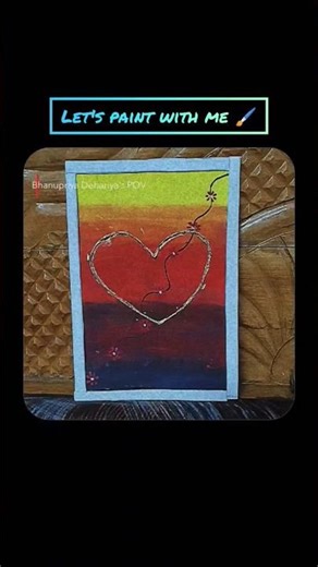 Easy painting on a plane paper, painting is just a art ,you want to start one's #paperpaintings