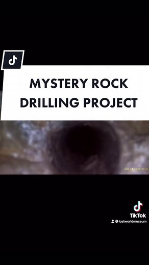 Mystery rock drilling project. #mysteryrock #geology #drilling