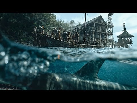 Regarder Film d'action | Un lac piégé par des requins géants! | Horreur Complet en français