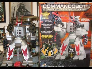 CommandoBot 1999 voice recognition robot. 18 voice commands.