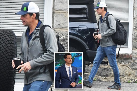 Fired ABC News weatherman Rob Marciano emerges in  cap, jeans in first photos since ouster over alleged ‘anger’ issues