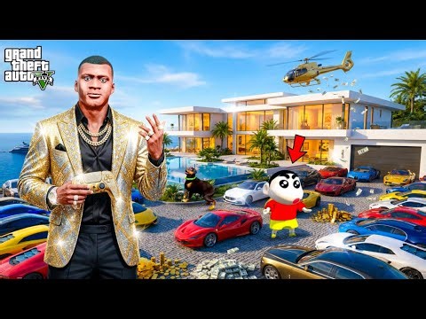 Franklin Secret Journey | Shinchan & Chop Story | GTA 5