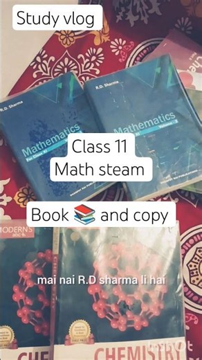 1th Ki Padhai Shuru! ✍️ Bought New Maths Books & Registers | #shorts #studyvlog