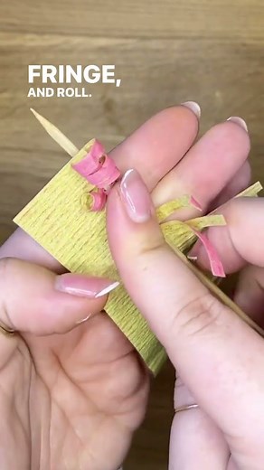 How to craft a crepe paper pincushion protea | Easy DIY paper flowers | Paper flowers for beginners