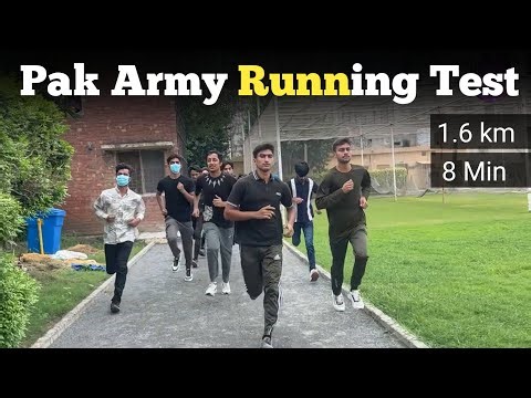 Pakistan Army Running Test | Pak Army Running 1.6 km in 8 Minutes