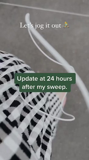 Following day after sweep! Update 🙂 #sweep #38weeks #38weekspregnant #pregnancy #pregnancyjourney #missiongetbabyout #maybaby #may2022 #letsdothis #midwifesweep #pregnancysweep #stillpregnant
