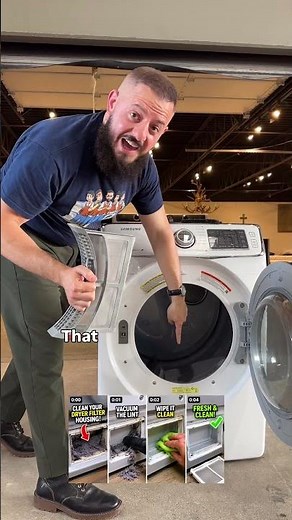 Hidden reasons why your dryer taking too long to dry #appliancerepair #laundry #dryertips
