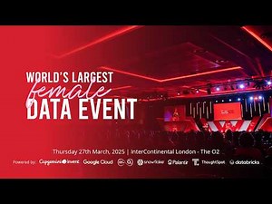 Women in Data® Flagship Event 2025 - The Largest Female Data & Tech Event of Its Kind!