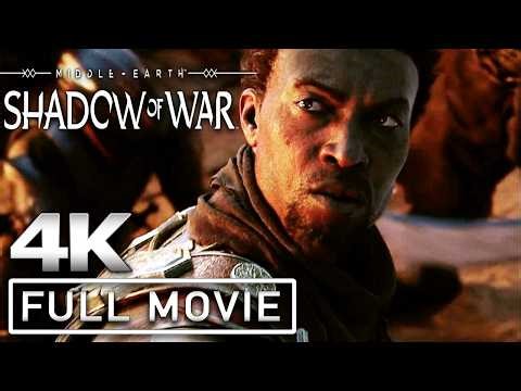 DESOLATION OF MORDOR DLC All Cutscenes (Full Game Movie) 4K 60FPS Ultra HD