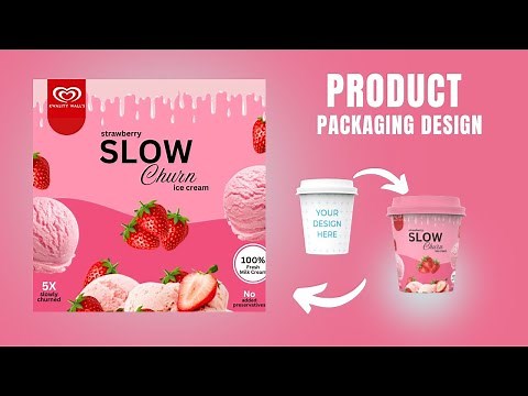 Ice Cream Product Packaging Design