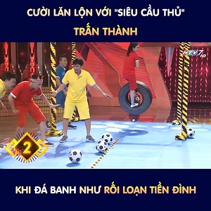 4.2M views · 33K reactions | Trên đời này cái gì Trấn Thành cũng biết, riêng duy nhất là không biết Đá Banh =)) Không biết ổng có thù gì với môn này không mà đá muốn hư cái hết camera chương trình người ta  | VieShows | Facebook