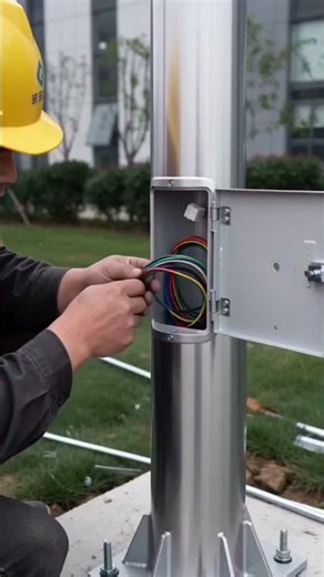 Solar powered lighting pole (YL-SL005)