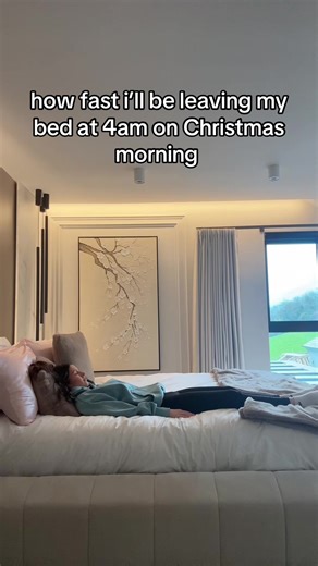 How Fast I'll Get Out of Bed on Christmas Morning