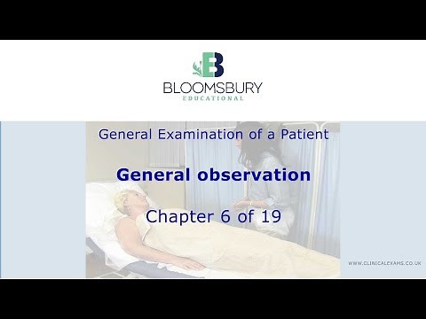 General observation (6) General examination of a patient