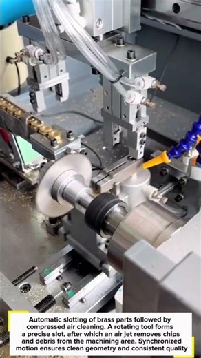 Brass Slotting & Air Cleaning Machine ⚙️💨