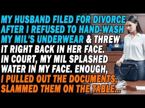 He Left Me💔Over Mil's Undies👙Splashed In Court💦⚖️I Snapped And Gave The Judge My 'Trump Card' And…🏛️